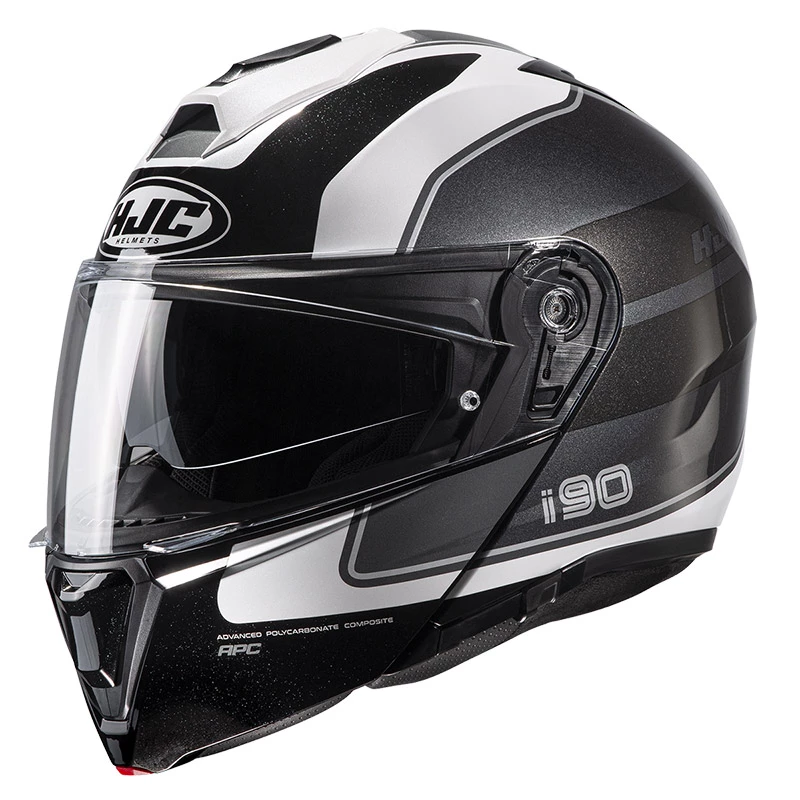 Flash Sale ๐ Plastic Hjc I90 Wasco Modular Helmet Black White ๐ฅฐ