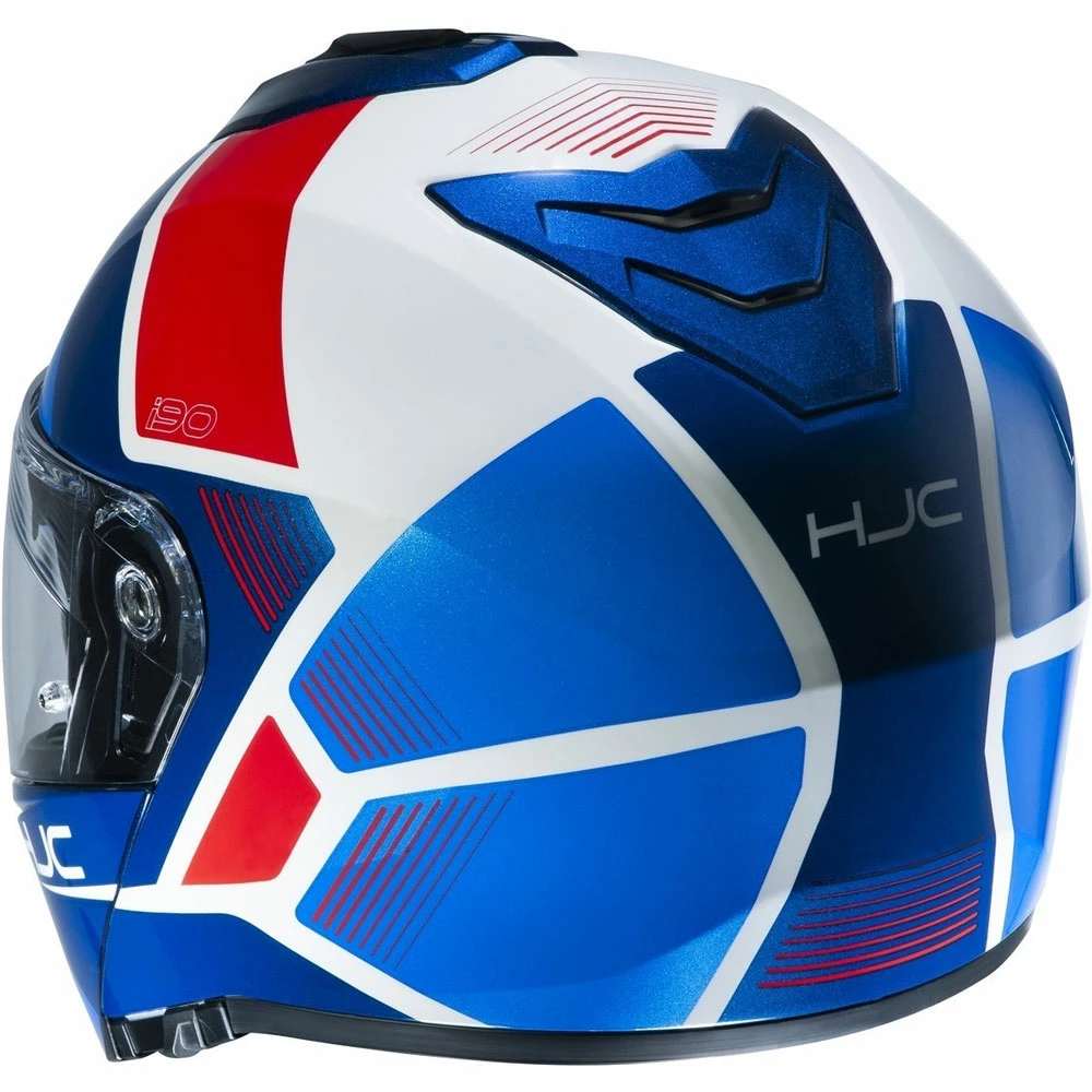 Hot Sale ๐ Plastic Hjc I90 Hollen Modular Helmet Blue Red White ๐ฅ - Image 3
