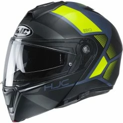 Deals ⌛ Plastic Hjc I90 Hollen Modular Helmet Black Yellow ✔️