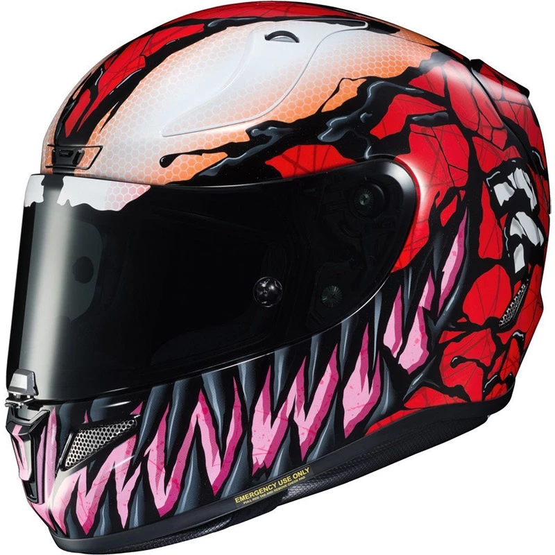 Best Pirce ๐ Fiber Hjc Rpha 11 Carnage Marvel Helmet โญ