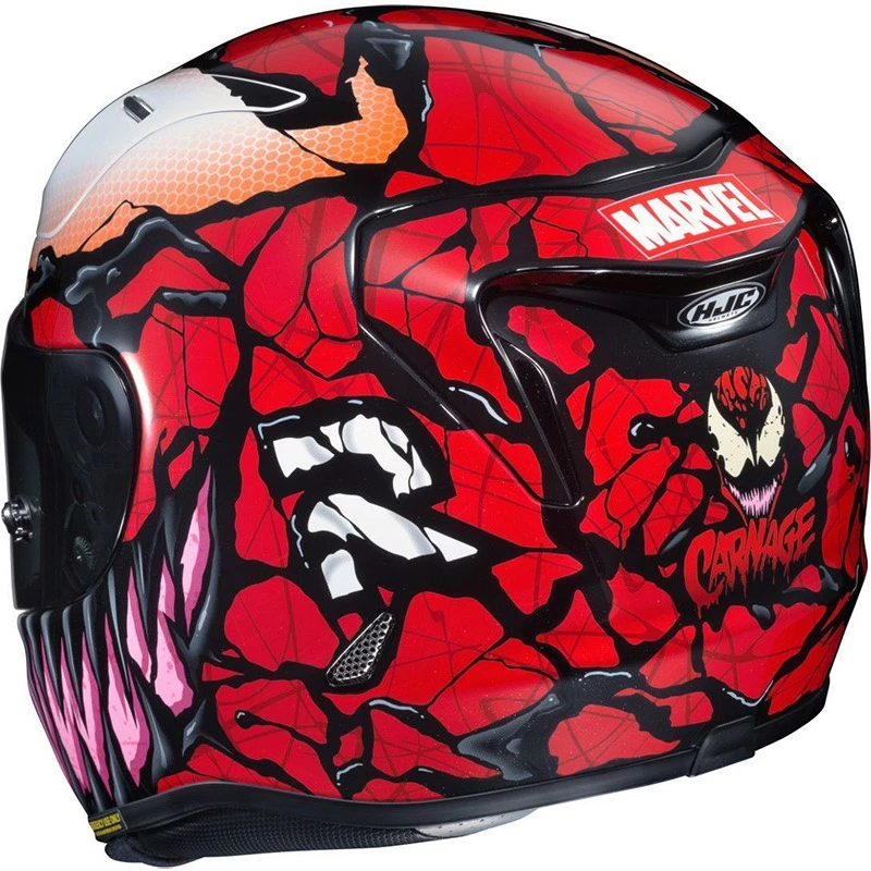 Best Pirce ๐ Fiber Hjc Rpha 11 Carnage Marvel Helmet โญ - Image 2