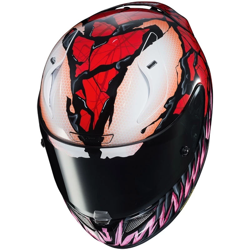 Best Pirce ๐ Fiber Hjc Rpha 11 Carnage Marvel Helmet โญ - Image 3
