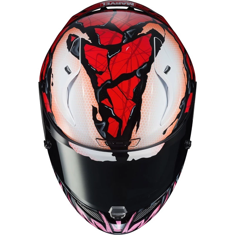 Best Pirce ๐ Fiber Hjc Rpha 11 Carnage Marvel Helmet โญ - Image 4