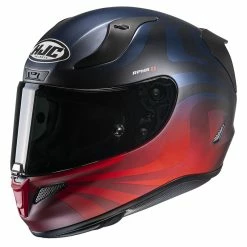New 🧨 Fiber Hjc Rpha 11 Eldon Helmet Black Blue Red ⭐