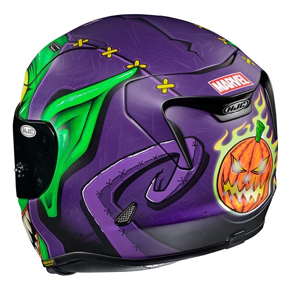 Flash Sale ð¯ Fiber Hjc Rpha 11 Green Goblin Marvel Helmet ð¯ - Image 3