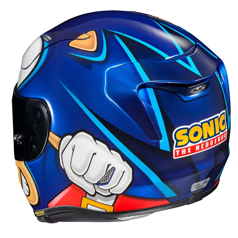 Wholesale ð Fiber Hjc Rpha 11 Sonic Sega Helmet Blue ð - Image 4