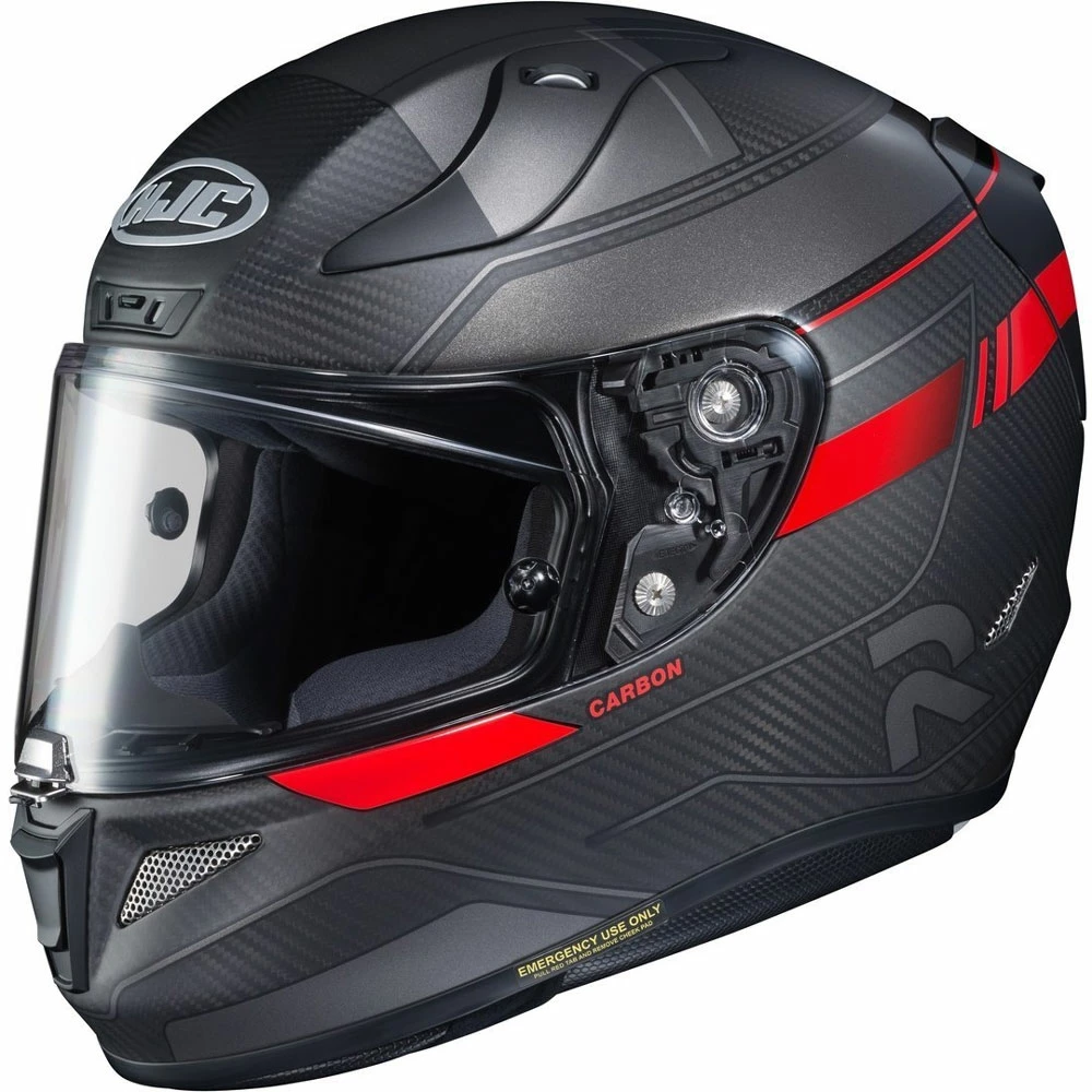 Outlet π₯° Fiber Hjc Rpha 11 Carbon Nakri Helmet Black Red β¨