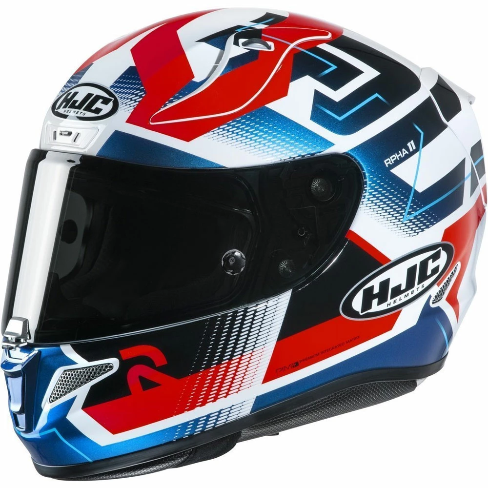 Hot Sale ๐ฏ Fiber Hjc Rpha 11 Nectus Helmet White Blue Red ๐