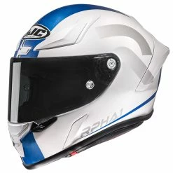 Budget 😍 Fiber Hjc Rpha 1 Senin Helmet White Blue 👍