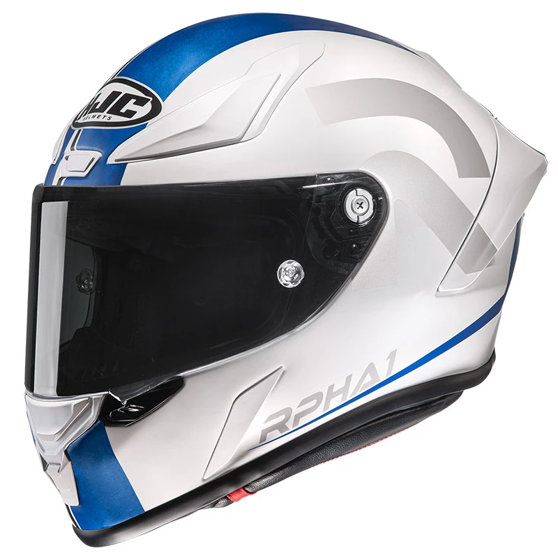 Budget π Fiber Hjc Rpha 1 Senin Helmet White Blue π