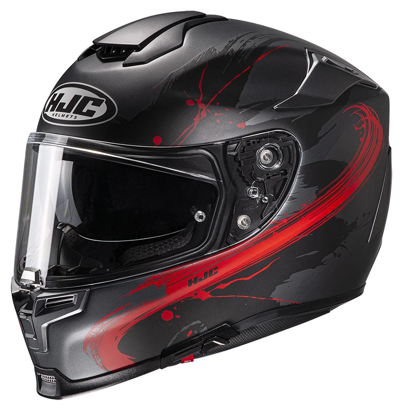 Best Pirce β Fiber Hjc Rpha 70 Erin Helmet Black Red π