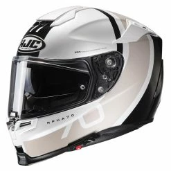 Best Sale ⌛ Fiber Hjc Rpha 70 Paika Helmet Grey Black 🌟