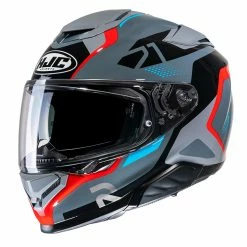 Deals ✔️ Fiber Hjc Rpha 71 Hapel Helmet Grey Red 😍