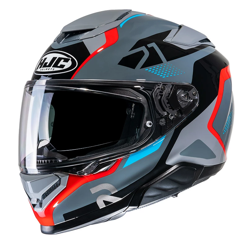 Deals βοΈ Fiber Hjc Rpha 71 Hapel Helmet Grey Red π