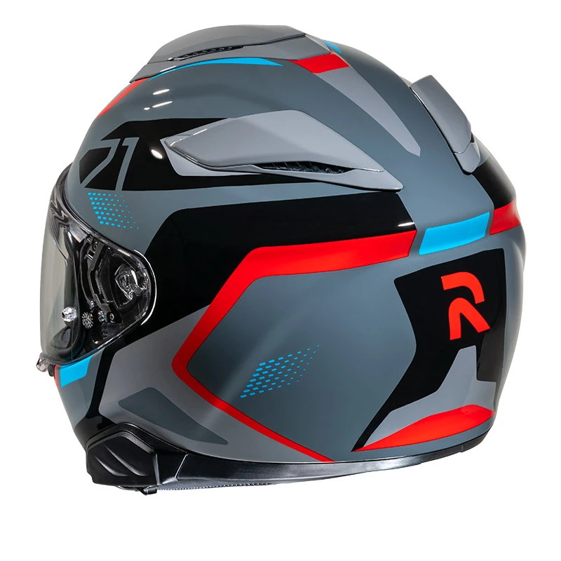 Deals βοΈ Fiber Hjc Rpha 71 Hapel Helmet Grey Red π - Image 3