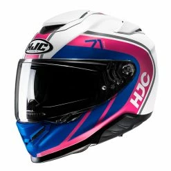 Budget 🌟 Fiber Hjc Rpha 71 Mapos Helmet Pink Blue 💯
