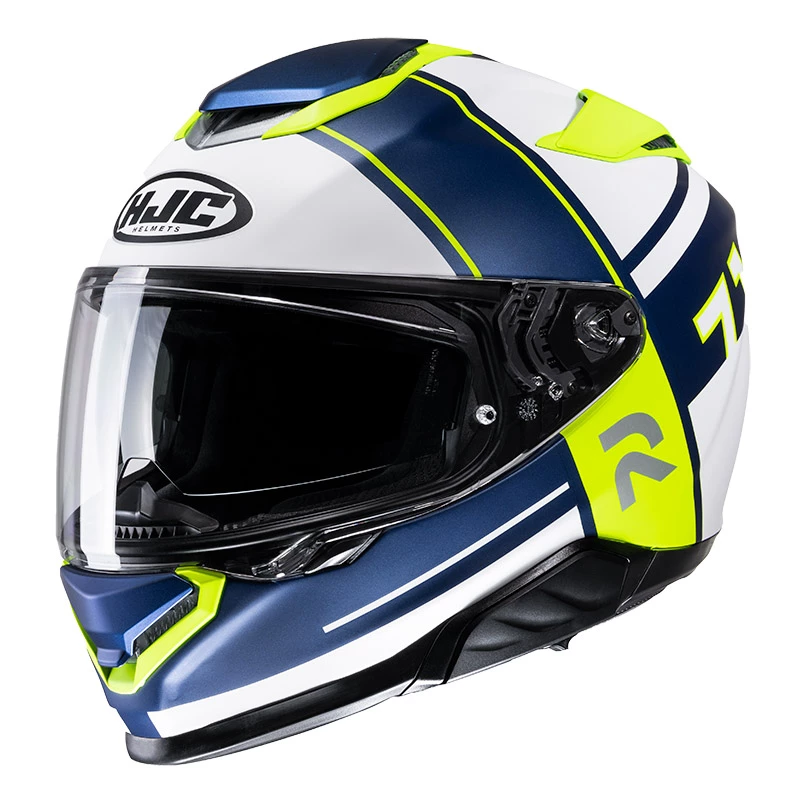 Cheap β€οΈ Fiber Hjc Rpha 71 Zecha Helmet Blue Yellow π