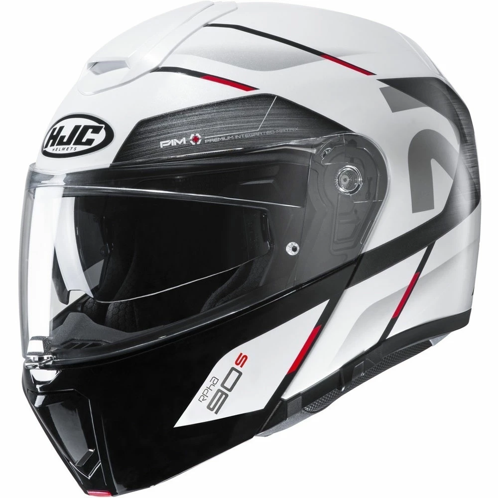Cheap π Fiber Hjc Rpha 90s Bekavo Modular Helmet White Black π