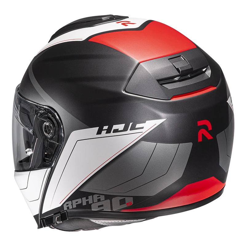 Cheap β¨ Fiber Hjc Rpha 90s Cadan Modular Helmet Red Black π - Image 3