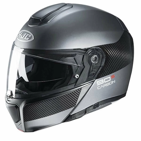 Budget π Fiber Hjc Rpha 90s Carbon Luve Modular Helmet Grey π₯°