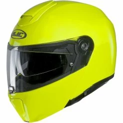 Best Sale 👏 Fiber Hjc Rpha 90s Modular Helmet Yellow Fluo 🔥