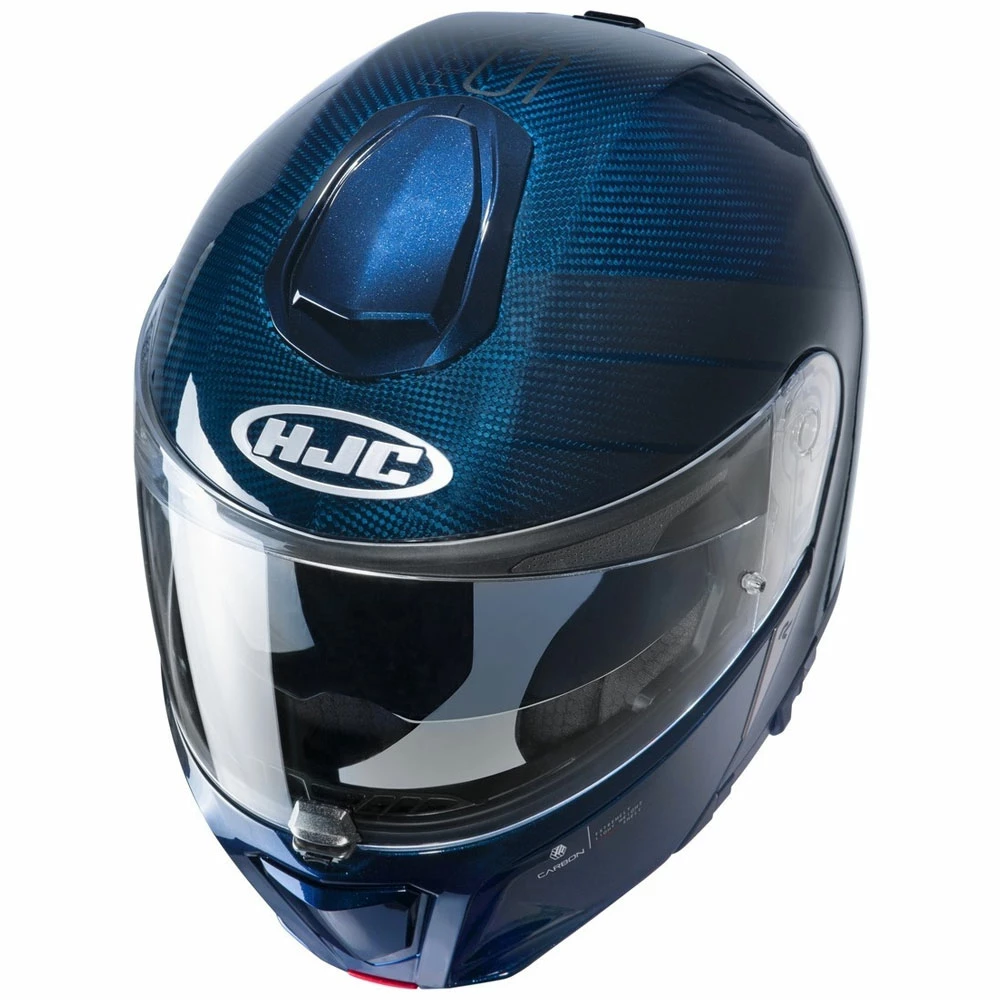 Hot Sale π Fiber Hjc Rpha 90s Carbon Balian Modular Helmet Blue π₯° - Image 2