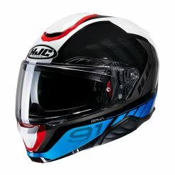 Deals 🥰 Fiber Hjc Rpha 91 Rafino Helmet Blue Red 😍