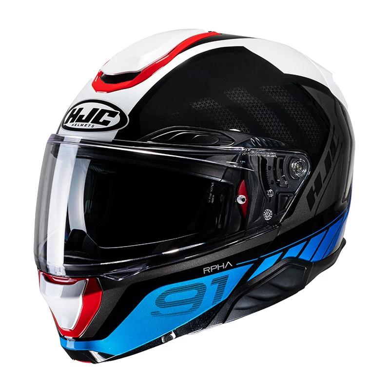 Deals ๐ฅฐ Fiber Hjc Rpha 91 Rafino Helmet Blue Red ๐