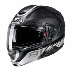 Hot Sale 😉 Fiber Hjc Rpha 91 Rafino Helmet Black Grey 🤩