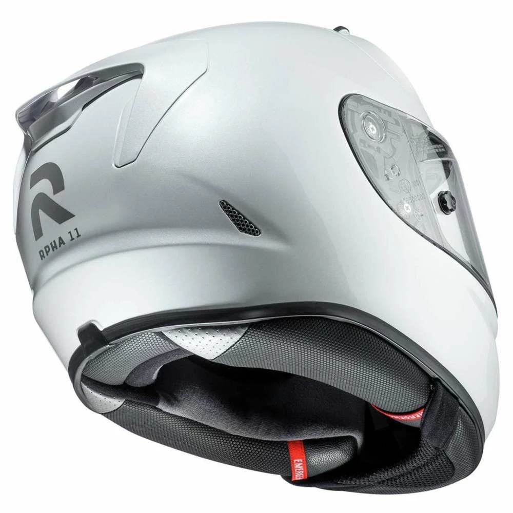 Budget âš Fiber Hjc Rpha 11 Helmet White ð - Image 2