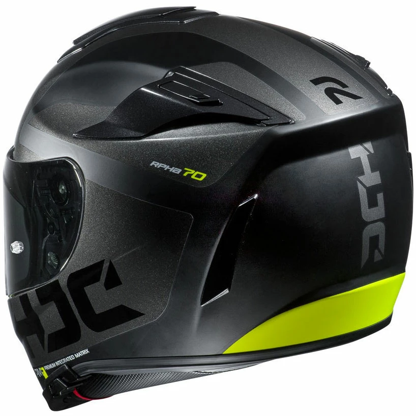 Promo ❤️ Fiber Full Face Helmet Hjc Rpha 70 Balius Black ✨ - Image 3