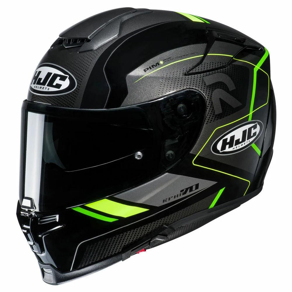 Best reviews of π€© Fiber Full Face Helmet Hjc Rpha 70 Coptic Fluo Yellow π