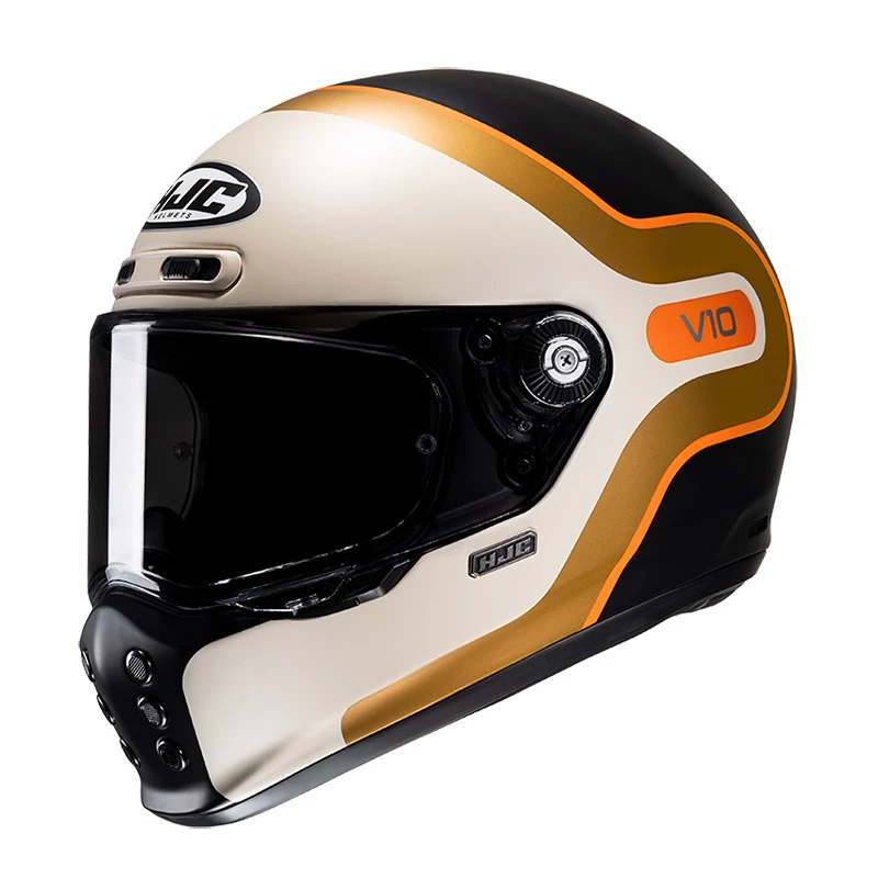 Wholesale â Fiber Hjc V10 Grape Helmet Grey Orange ð