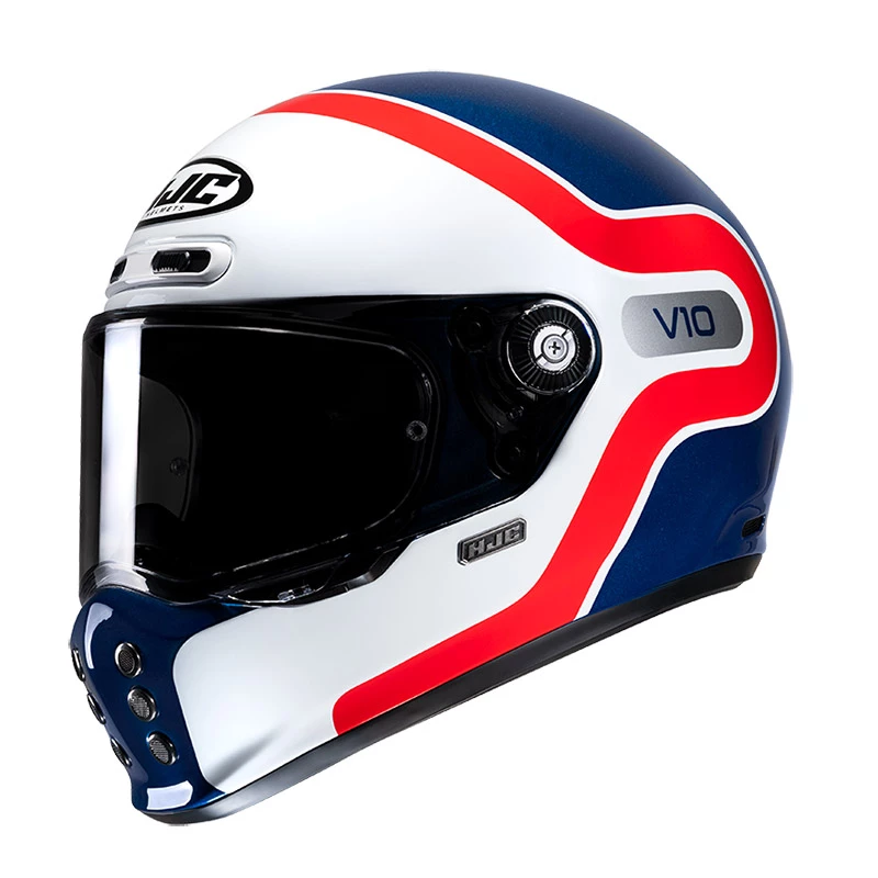 Best reviews of ๐ Fiber Hjc V10 Grape Helmet Blue Red โค๏ธ