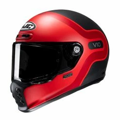 Hot Sale 😀 Fiber Hjc V10 Grape Helmet Red ⌛