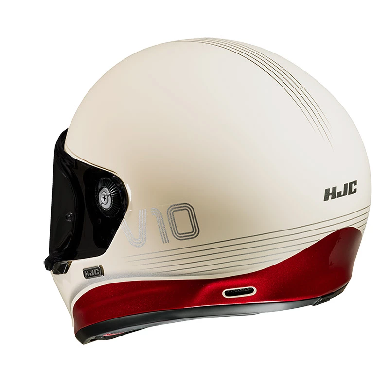 New ๐ Fiber Hjc V10 Tami Helmet Grey Beige ๐ฏ - Image 3