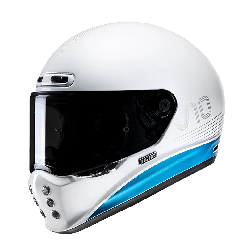 Deals â Fiber Hjc V10 Tami Helmet White Blue ð