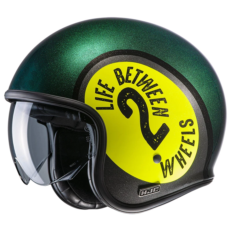 Discount π Custom Hjc V30 Harvey Helmet Green Yellow βοΈ