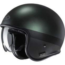 Hot Sale 👏 Custom Hjc V30 Perot Helmet Green Black 🎉