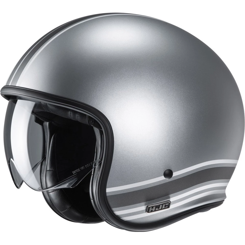 Deals π Custom Hjc V30 Senti Helmet Silver π