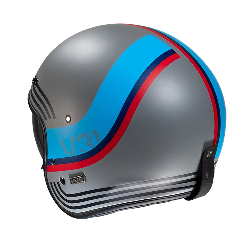 Best reviews of โ๏ธ Custom Hjc V31 Byron Helmet Grey Blue ๐ฏ - Image 3
