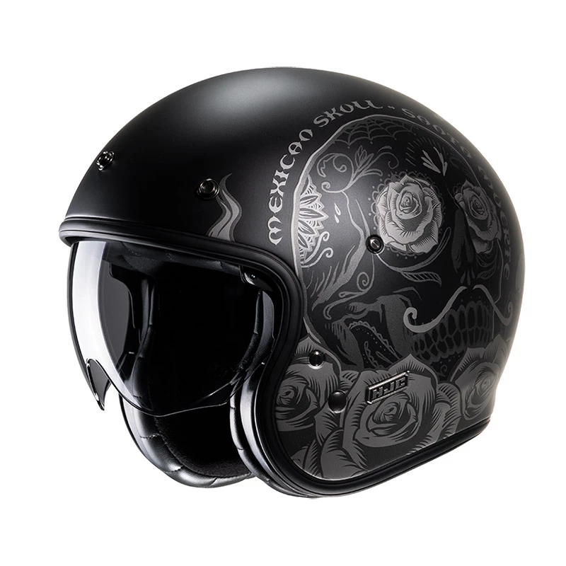 Best Pirce ð Custom Hjc V31 Desto Helmet Black Grey ð