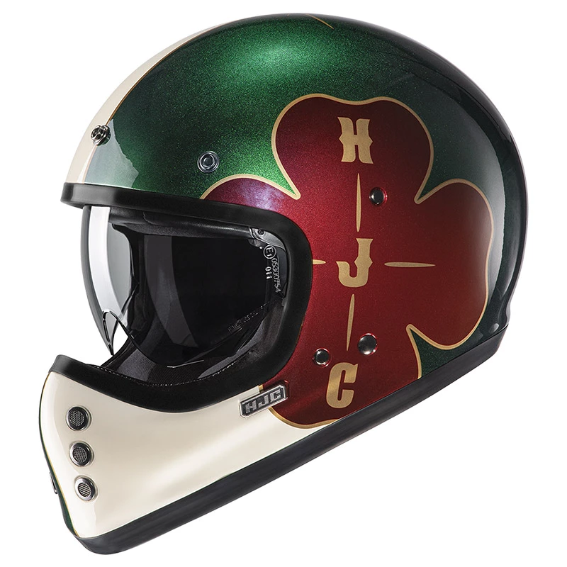 Brand new ๐ Fiber Hjc V60 Ofera Helmet Green Black ๐คฉ