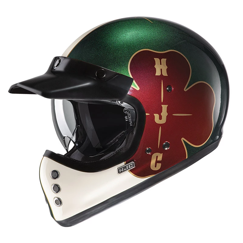 Brand new ๐ Fiber Hjc V60 Ofera Helmet Green Black ๐คฉ - Image 2