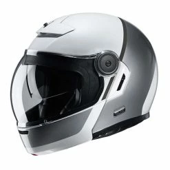 Best deal 👍 Fiber Hjc V90 Mobix Modular Helmet White 🧨