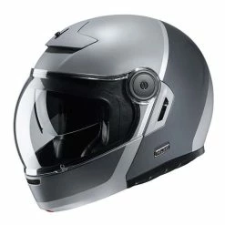 Wholesale 🛒 Fiber Hjc V90 Mobix Modular Helmet Grey 😍