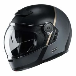 Wholesale 😍 Fiber Hjc V90 Mobix Modular Helmet Black 💯