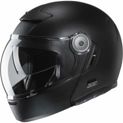 Promo ✨ Fiber Hjc V90 Modular Helmet Flat Black 👍